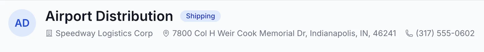 CleanOps CRM site detail header showing client name, address, and contact info